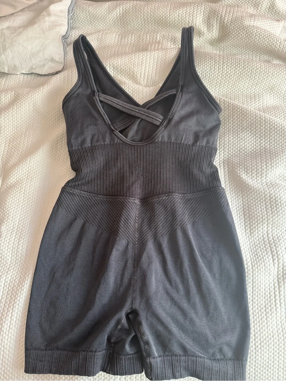 Seamless Black Shapewear Romper